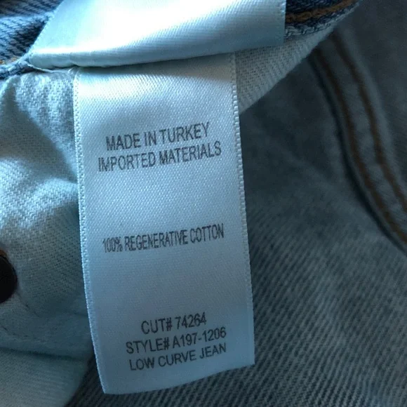 Agolde Low Curve Jean- Force - Picture 7 of 7